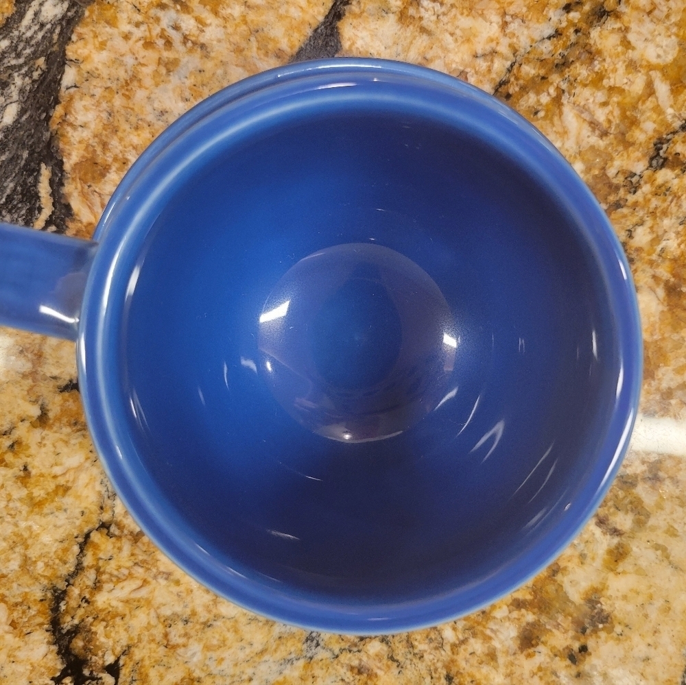 Fiestaware Jumbo Mug & Jumbo Saucer Set SAPPHIRE - Picture 3 of 10